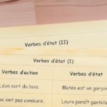 Verbes d'état ; étiquettes de manipulation Montessori