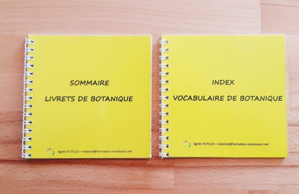 Nomenclatures de botanique Montessori 6-12 ans