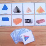 Solides géométriques Montessori : cartes de nomenclatures