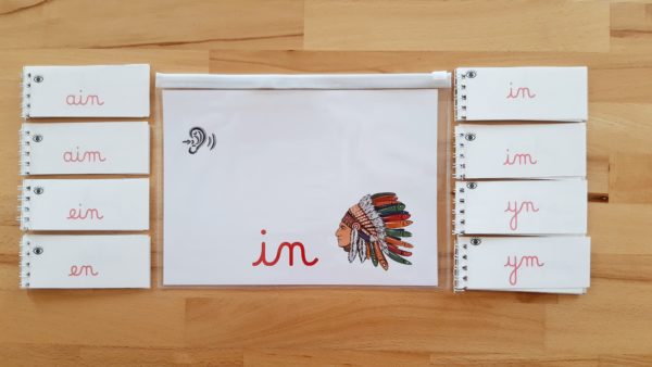 pochettes d'homophonies Montessori